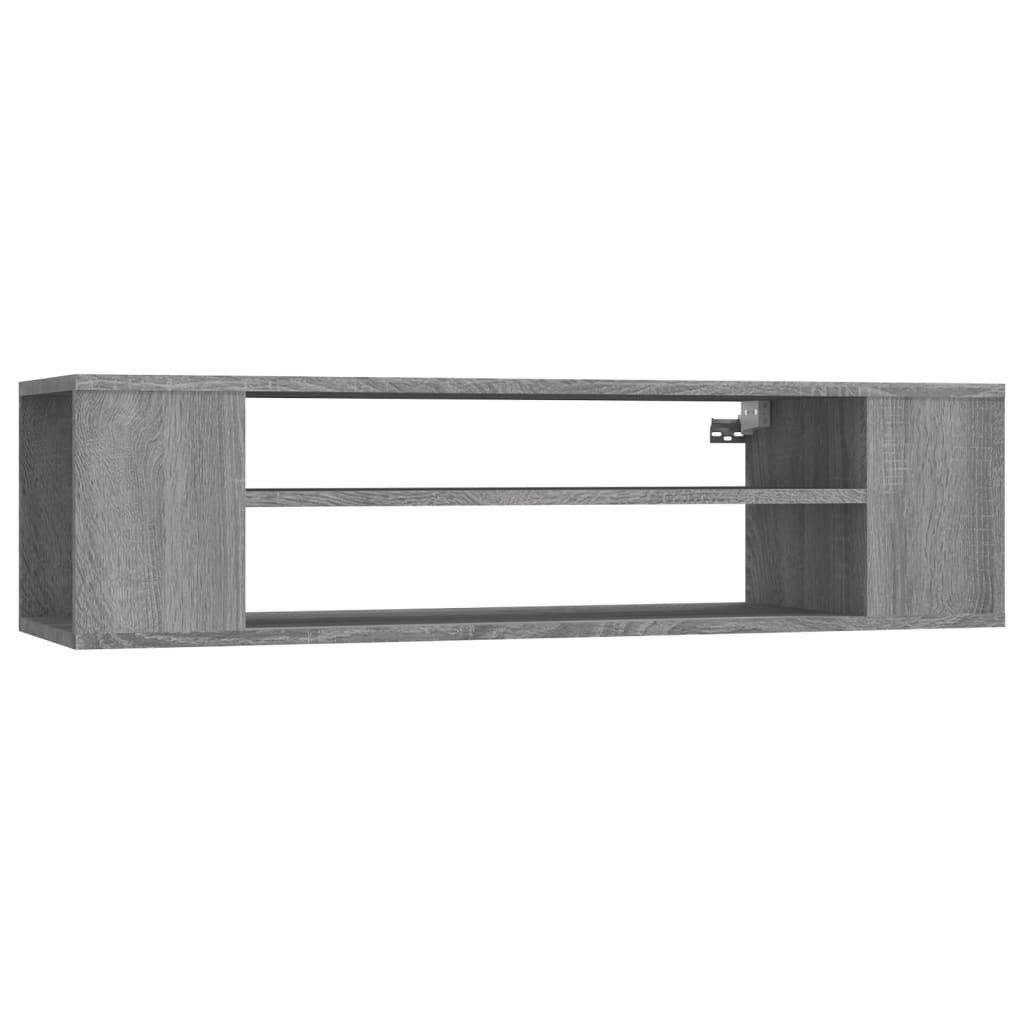 Armoire TV suspendue Sonoma gris 100x30x26,5 cm Bois Ingénierie - XIOS