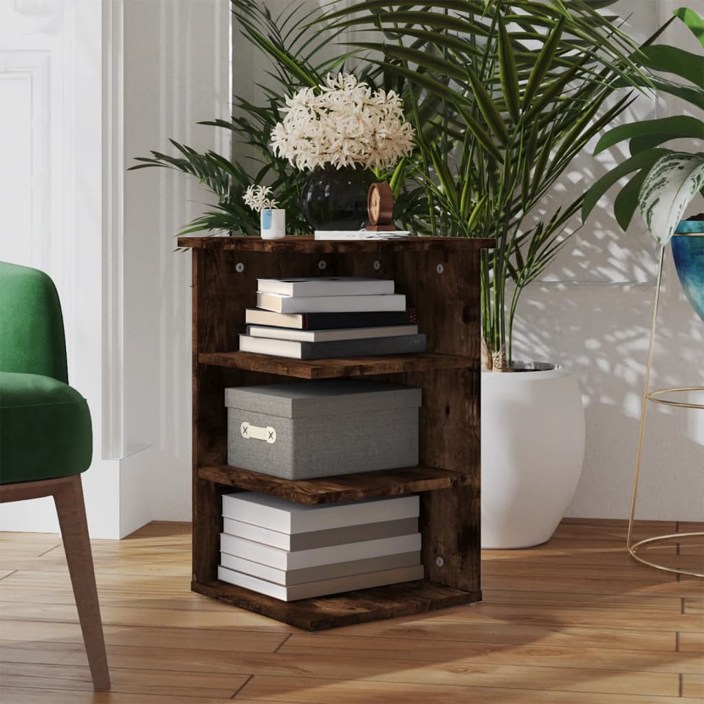 Armoire latérale Chêne fumé 35x35x55 cm Bois d'ingénierie - XIOS