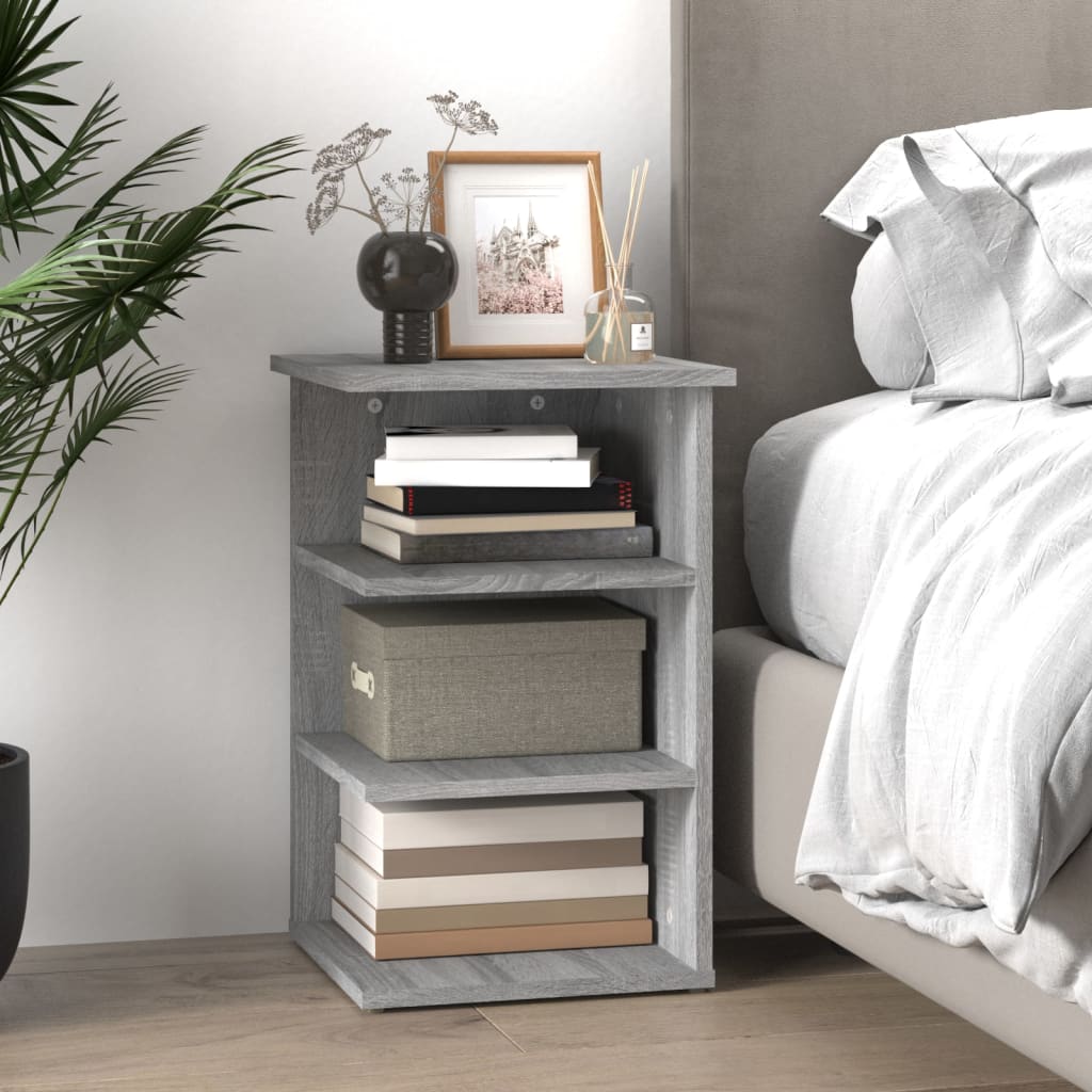 Armoire latérale Sonoma gris 35x35x55 cm Bois d'ingénierie - XIOS