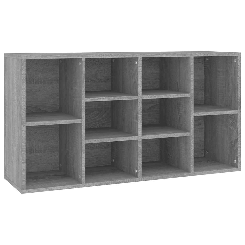 Banc à chaussures Sonoma gris 103x30x55 cm Bois d'ingénierie - XIOS