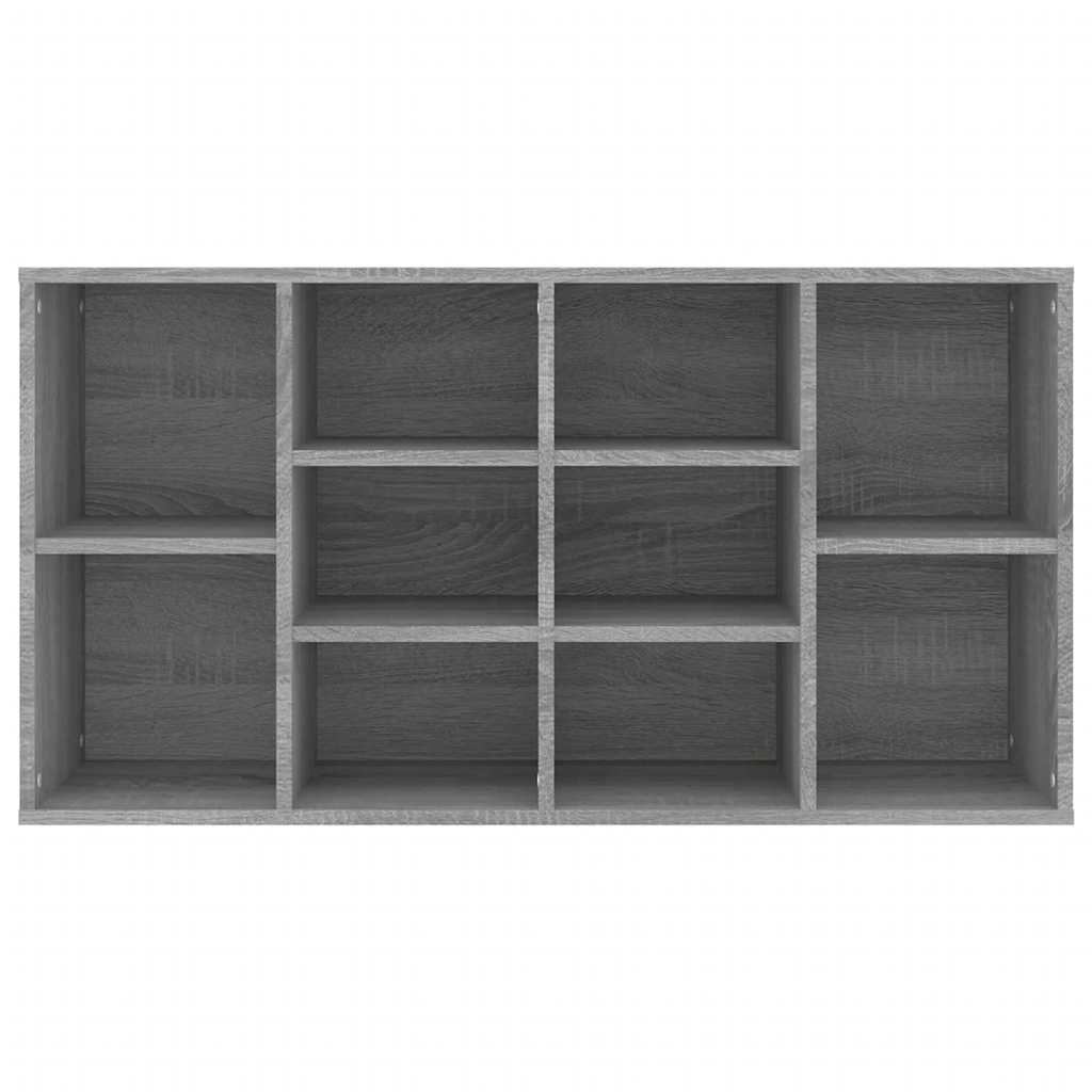 Banc à chaussures Sonoma gris 103x30x55 cm Bois d'ingénierie - XIOS