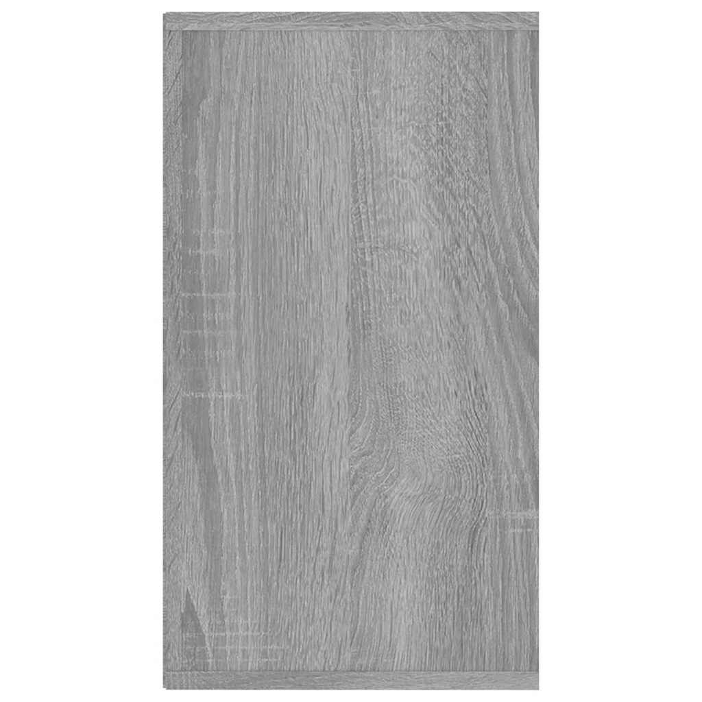 Banc à chaussures Sonoma gris 103x30x55 cm Bois d'ingénierie - XIOS