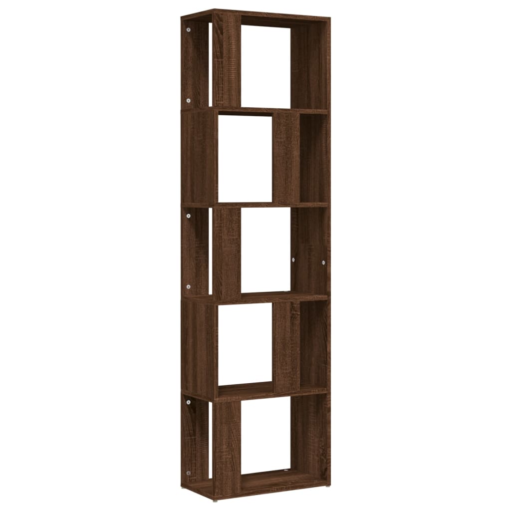 Bibliothèque Chêne marron 45x24x160 cm Bois d'ingénierie - XIOS