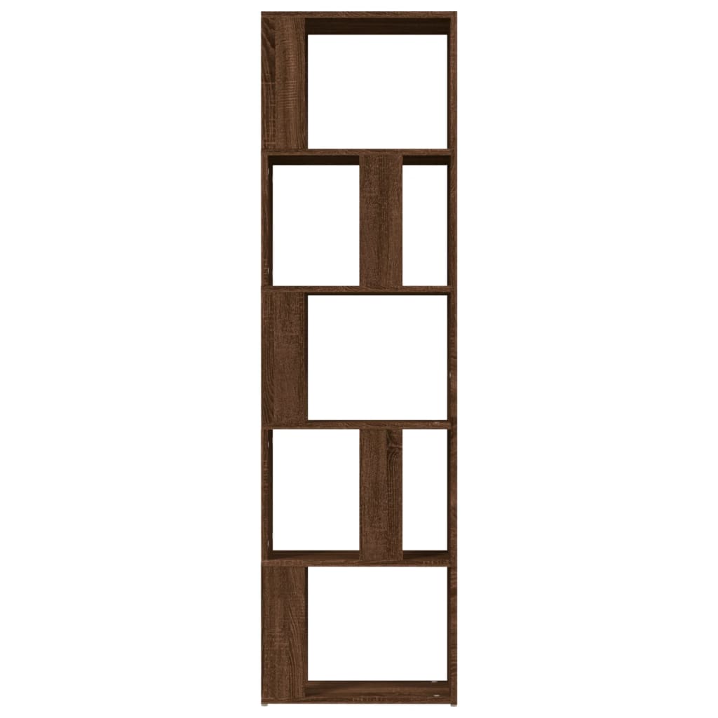 Bibliothèque Chêne marron 45x24x160 cm Bois d'ingénierie - XIOS