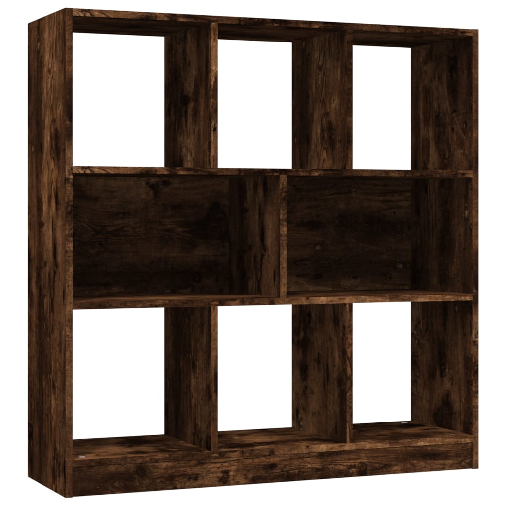 Bibliothèque Chêne fumé 97,5x29,5x100 cm Bois d'ingénierie - XIOS