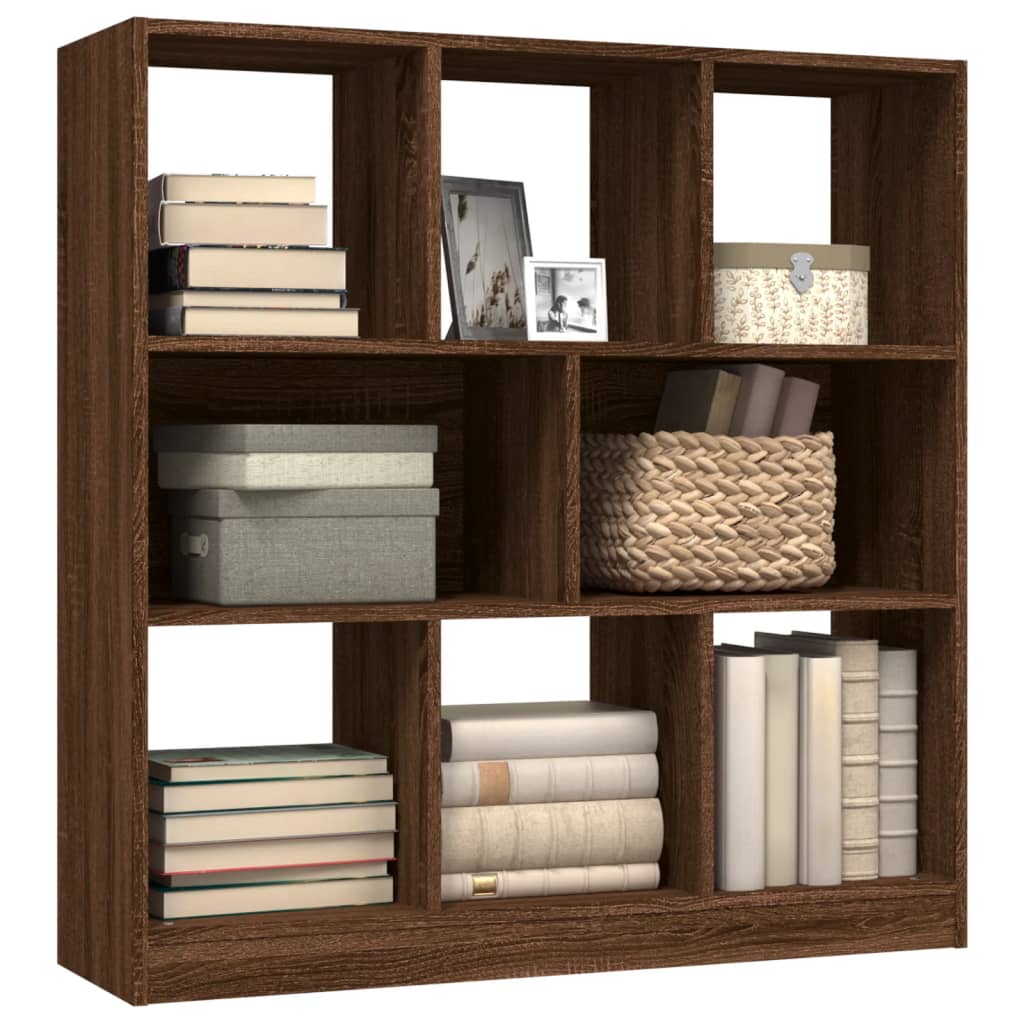 Bibliothèque Chêne marron 97,5x29,5x100 cm Bois d'ingénierie - XIOS