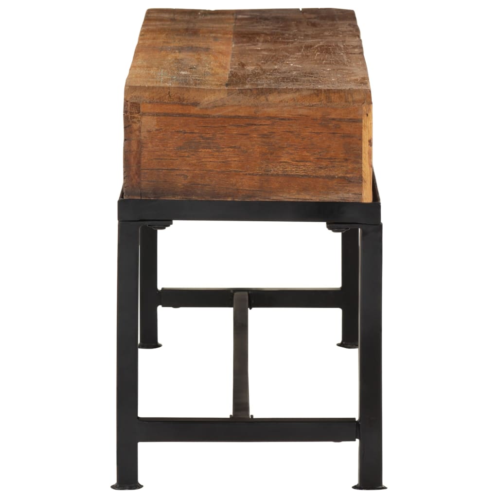 Meuble TV 110x30x46 cm bois massif de récupération - XIOS