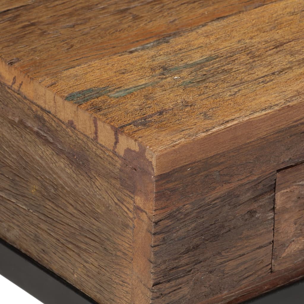 Meuble TV 110x30x46 cm bois massif de récupération - XIOS