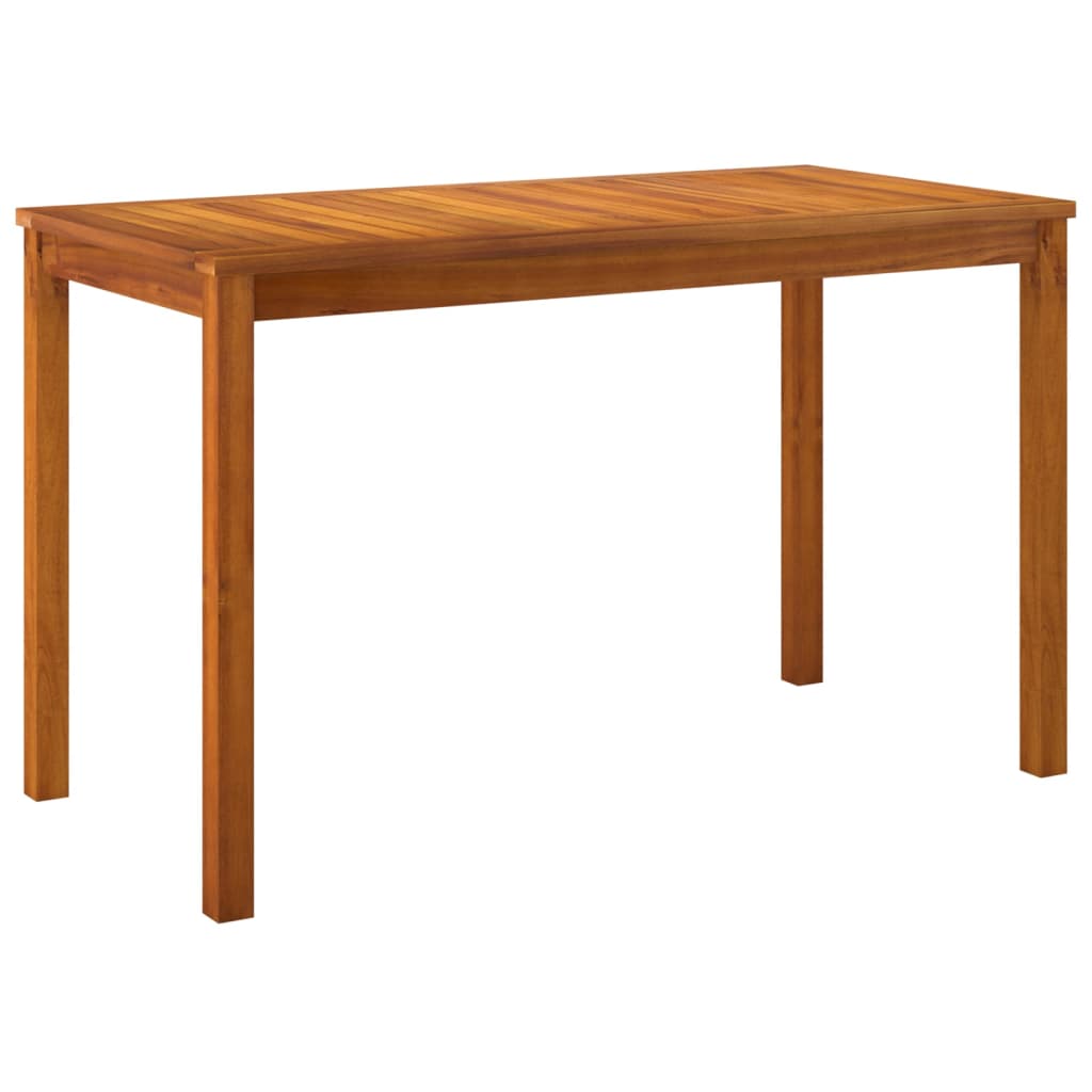 Ensemble à manger de jardin 3 pcs et coussins Acacia solide
