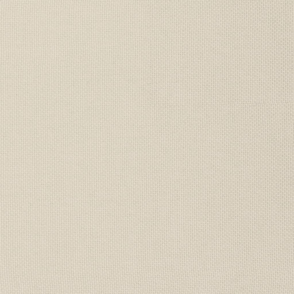 Chaise de relaxation avec repose-pied Crème Tissu - XIOS