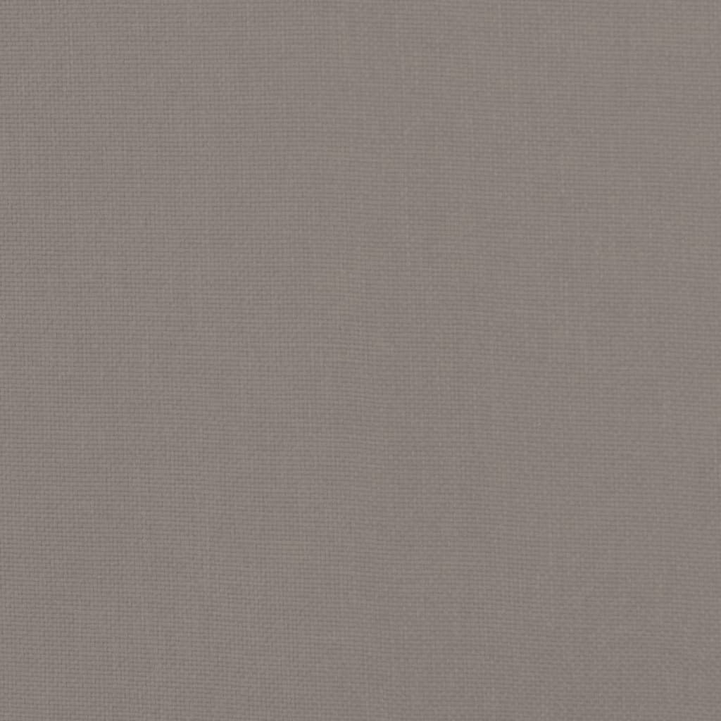 Chaise de relaxation avec repose-pied Taupe Tissu - XIOS