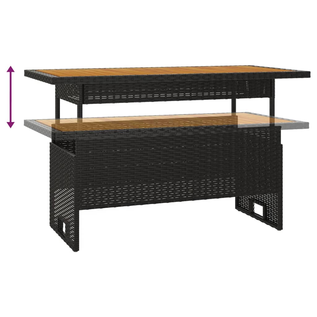 Salon de jardin 2 pcs avec coussins Noir Résine tressée - XIOS