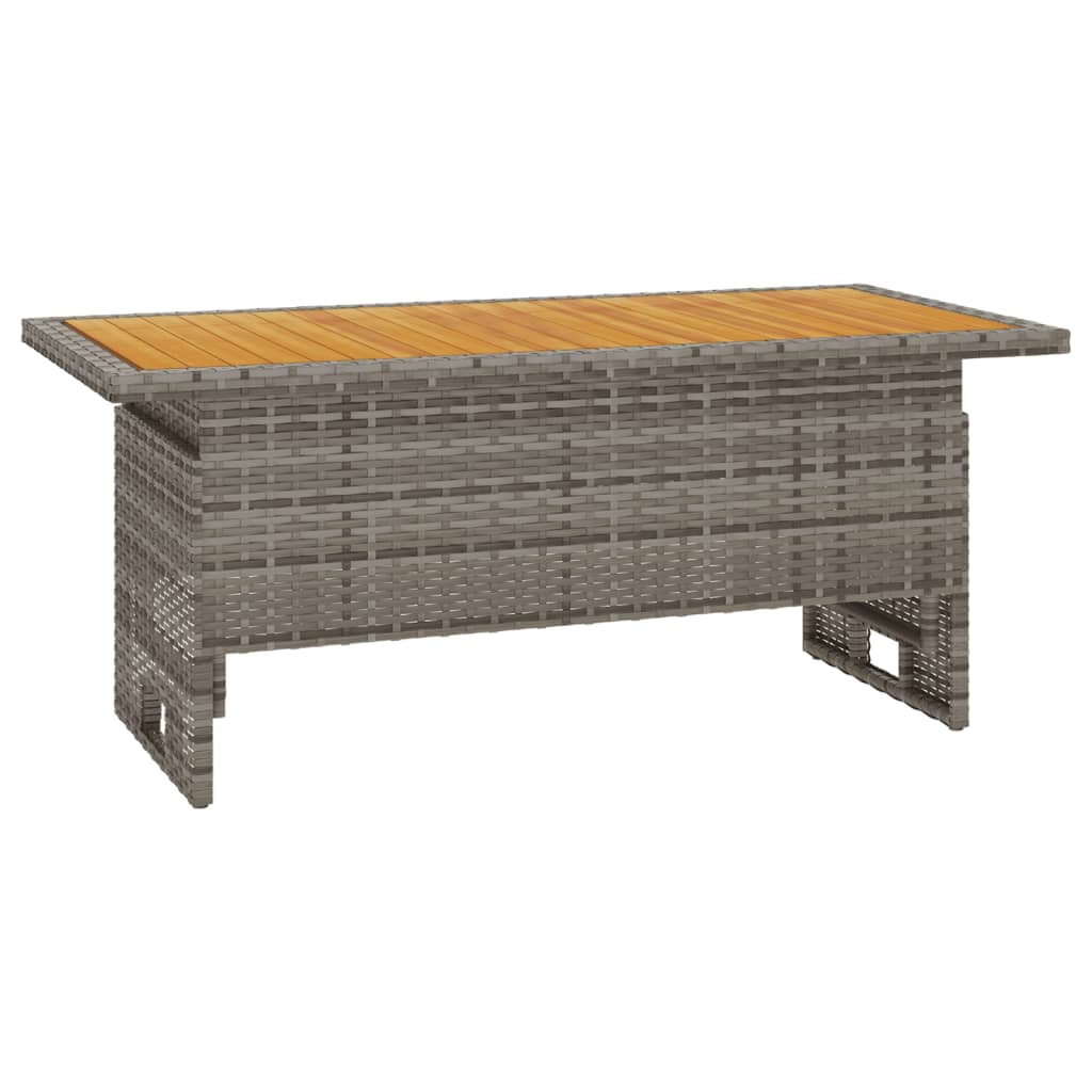 Salon de jardin 3 pcs avec coussins Gris Résine tressée Salons de jardin vidaXL