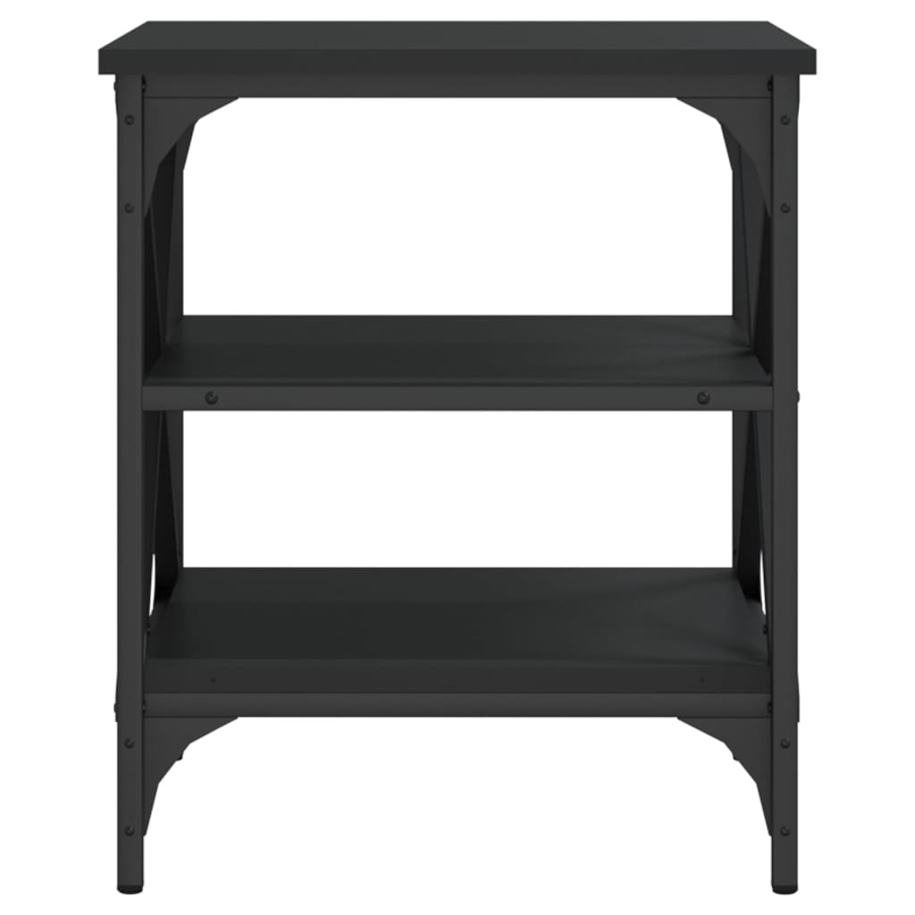 Table d'appoint Noir 40x42x50 cm Bois d’ingénierie - XIOS