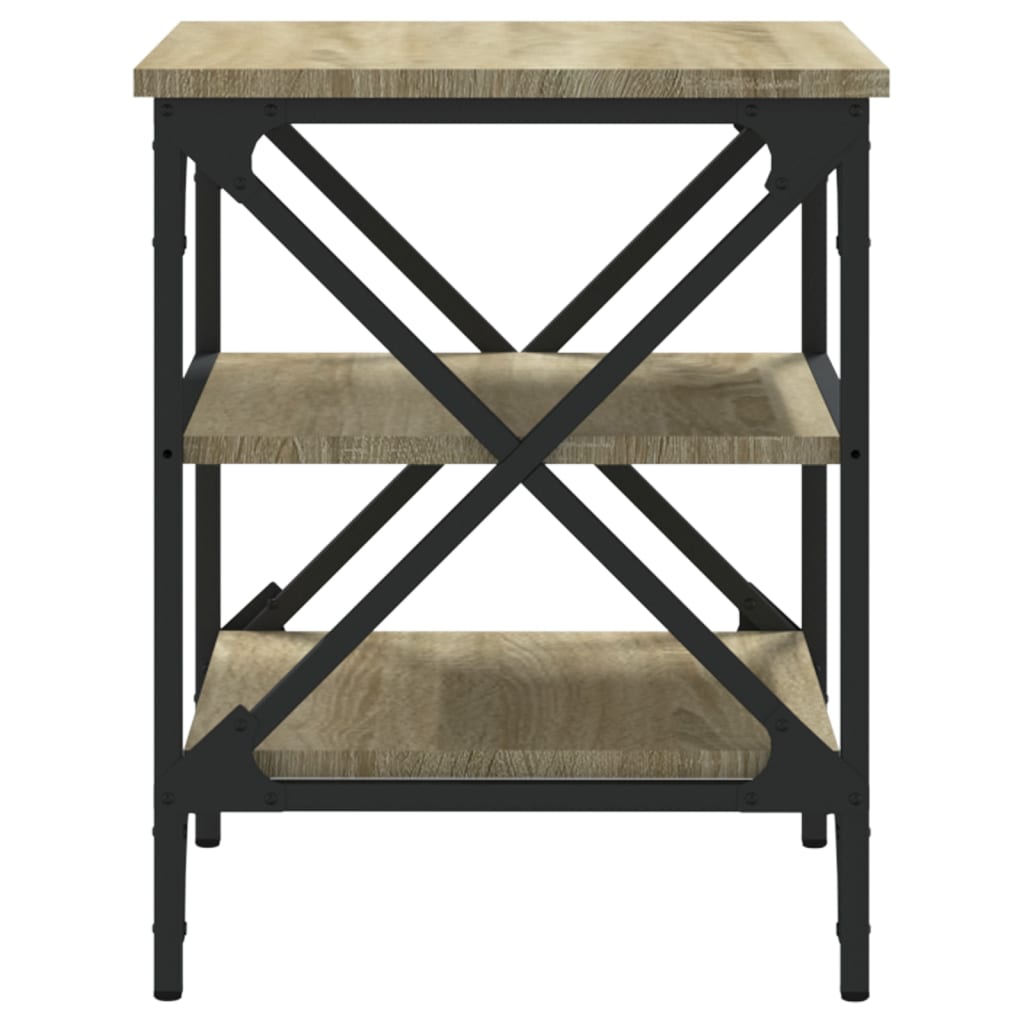 Tables d'appoint 2 pcs Chêne sonoma 40x42x50 cm Bois ingénierie - XIOS