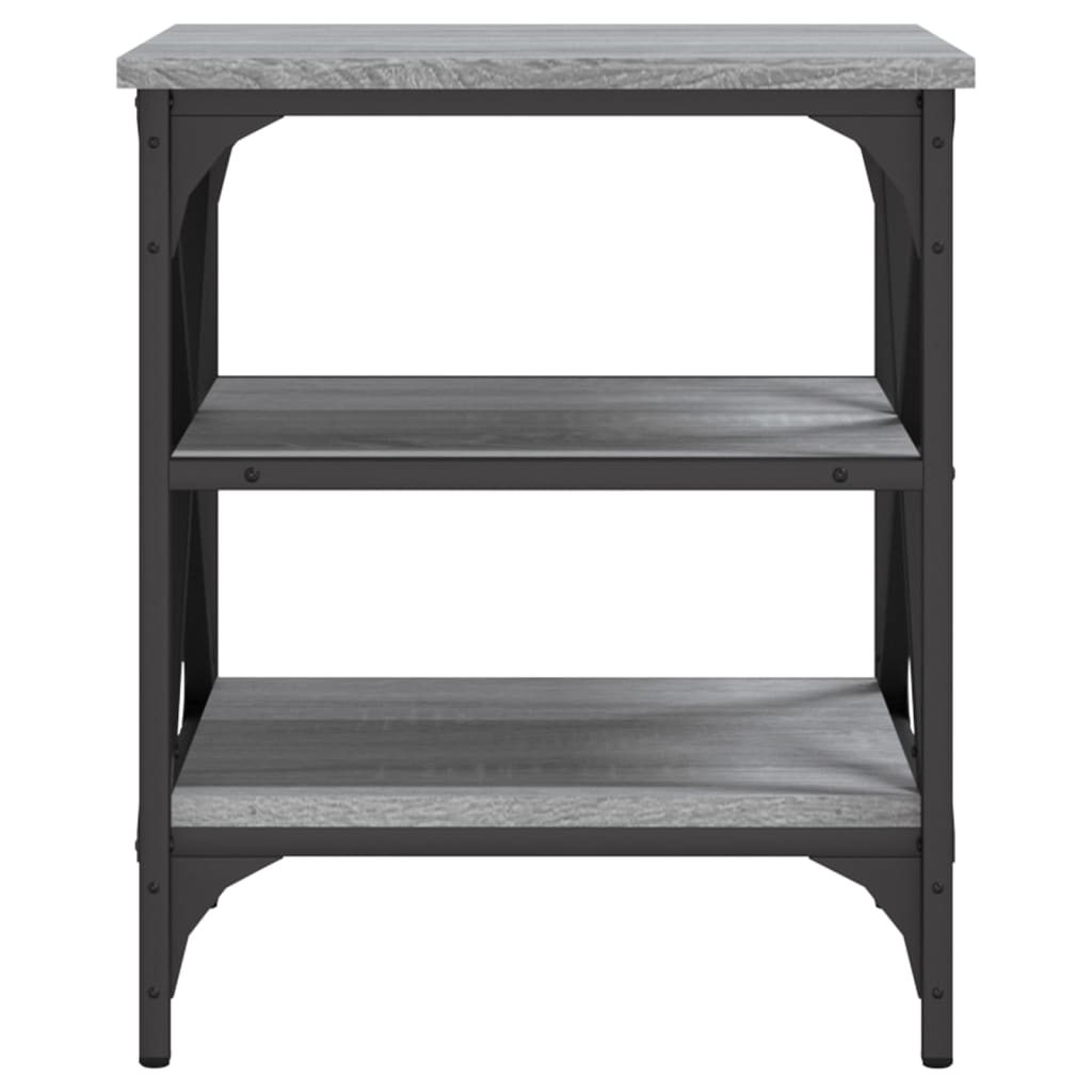 Table d'appoint Sonoma gris 40x42x50 cm Bois d'ingénierie - XIOS