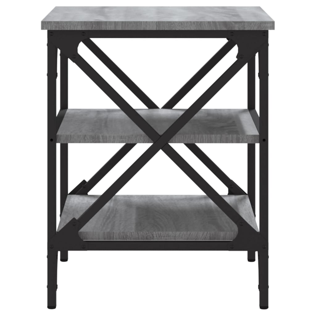 Table d'appoint Sonoma gris 40x42x50 cm Bois d'ingénierie - XIOS