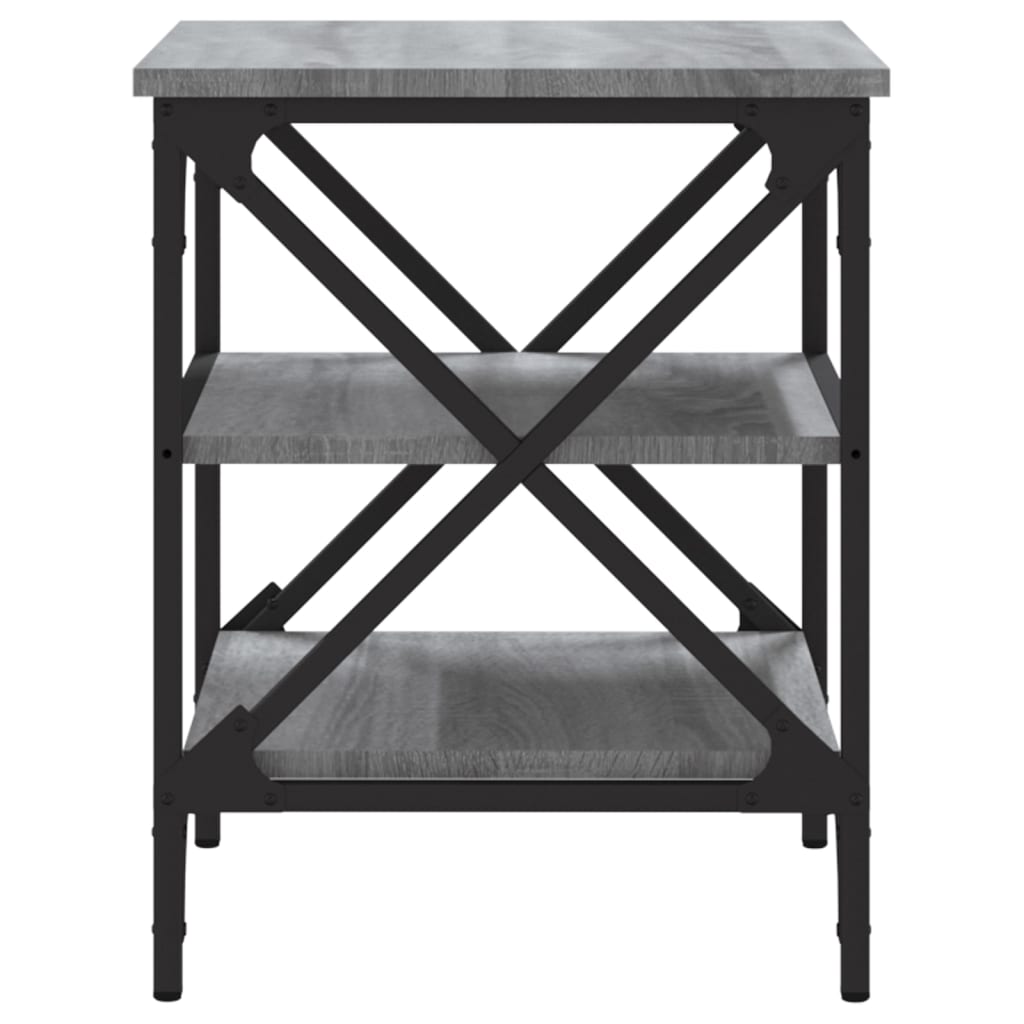 Tables d'appoint 2 pcs Sonoma gris 40x42x50 cm Bois ingénierie - XIOS