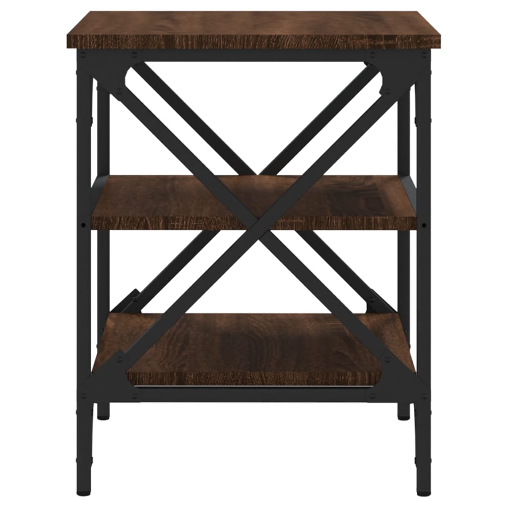 Tables d'appoint 2 pcs Chêne marron 40x42x50 cm Bois ingénierie - XIOS