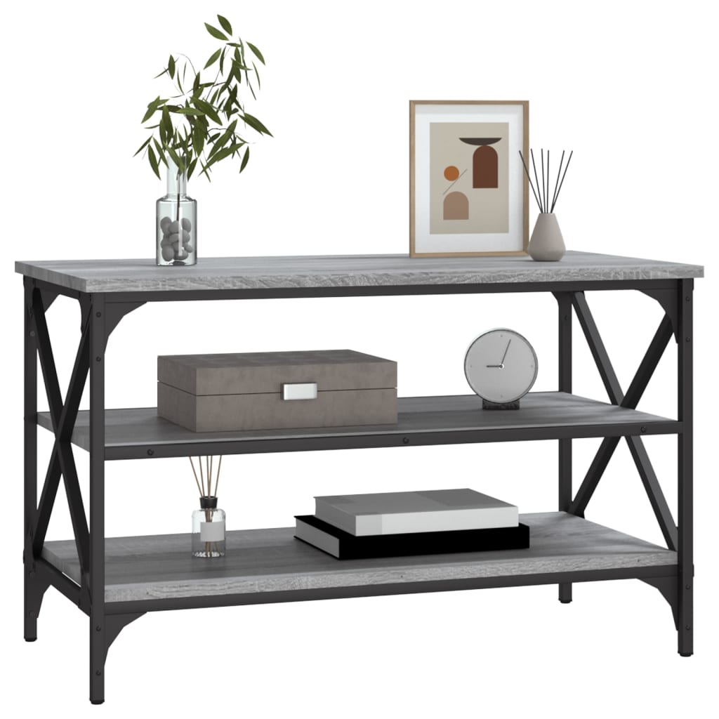 Meuble TV Sonoma gris 80x40x50 cm Bois d'ingénierie - XIOS