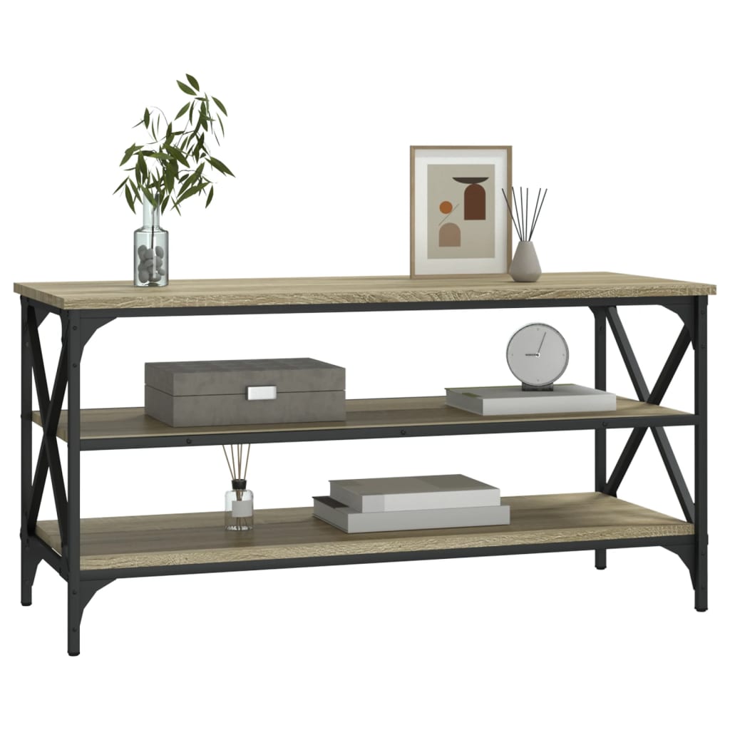 Meuble TV Chêne sonoma 100x40x50 cm Bois d'ingénierie - XIOS