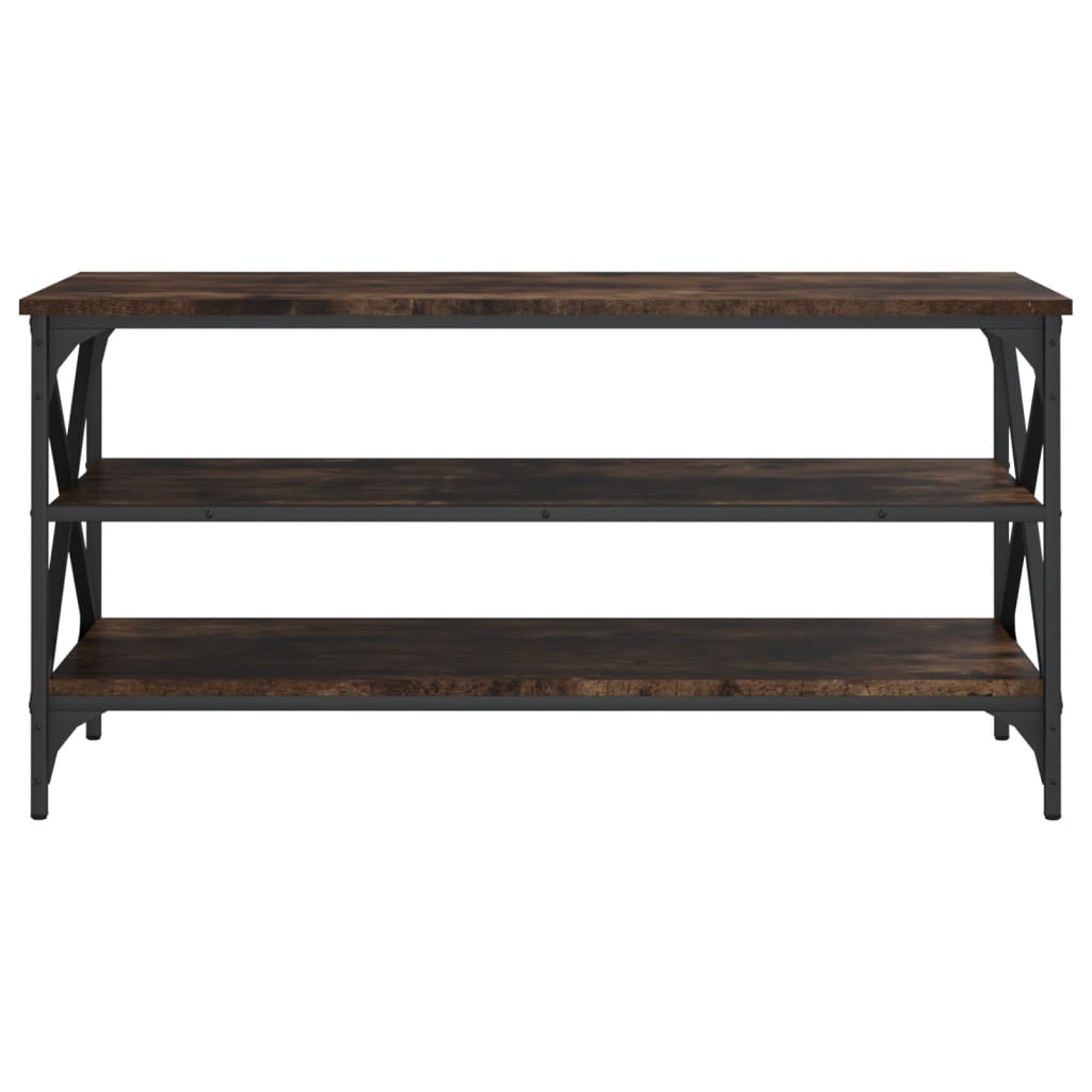 Meuble TV Chêne fumé 100x40x50 cm Bois d'ingénierie - XIOS
