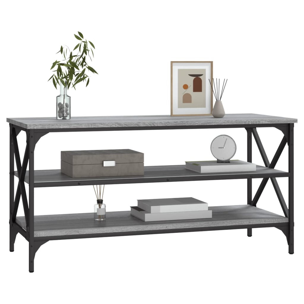 Meuble TV Sonoma gris 100x40x50 cm Bois d'ingénierie - XIOS