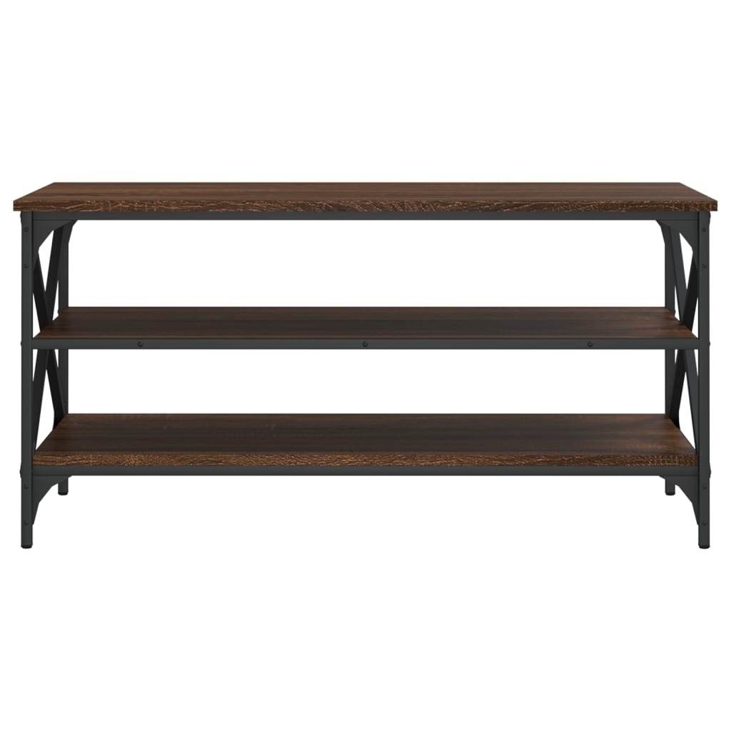Meuble TV Chêne marron 100x40x50 cm Bois d'ingénierie - XIOS