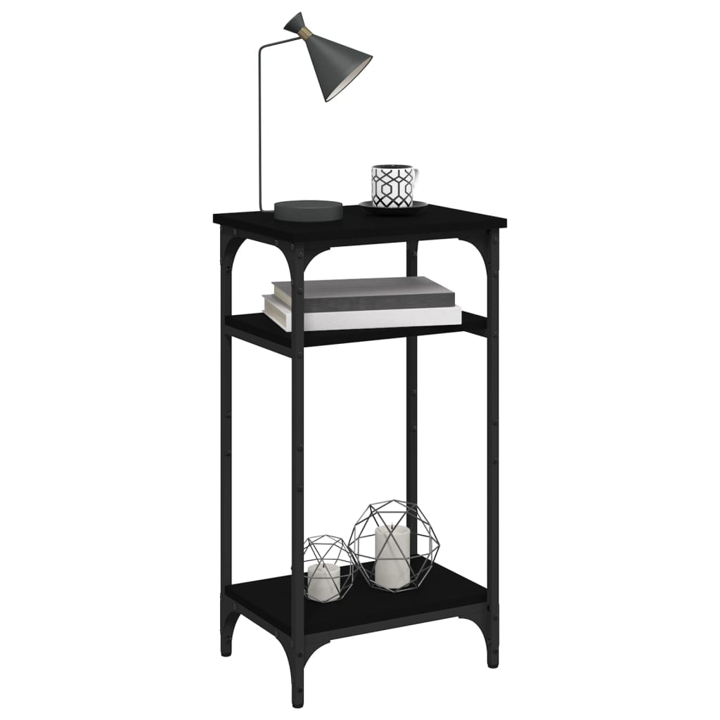 Table d'appoint Noir 40x30x75 cm Bois d'ingénierie - XIOS