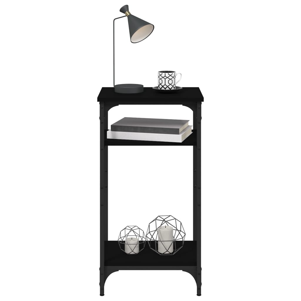 Table d'appoint Noir 40x30x75 cm Bois d'ingénierie - XIOS