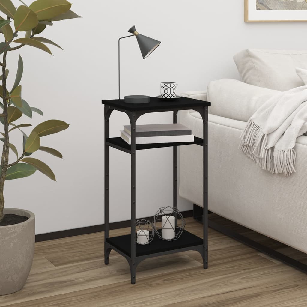 Table d'appoint Noir 40x30x75 cm Bois d'ingénierie - XIOS
