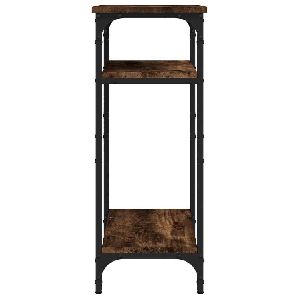 Table d'appoint Chêne fumé 40x30x75 cm Bois d'ingénierie - XIOS