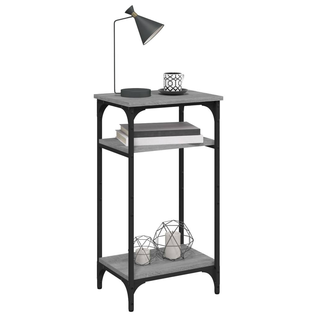 Table d'appoint Sonoma gris 40x30x75 cm Bois d'ingénierie - XIOS