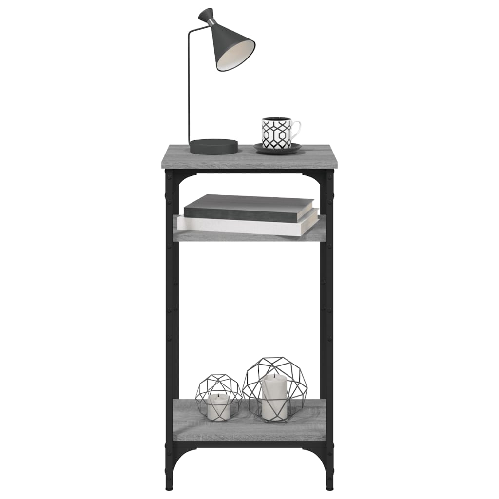 Table d'appoint Sonoma gris 40x30x75 cm Bois d'ingénierie - XIOS