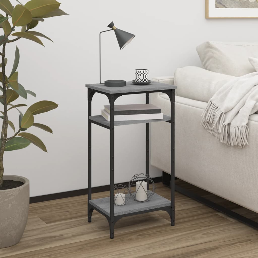 Table d'appoint Sonoma gris 40x30x75 cm Bois d'ingénierie - XIOS