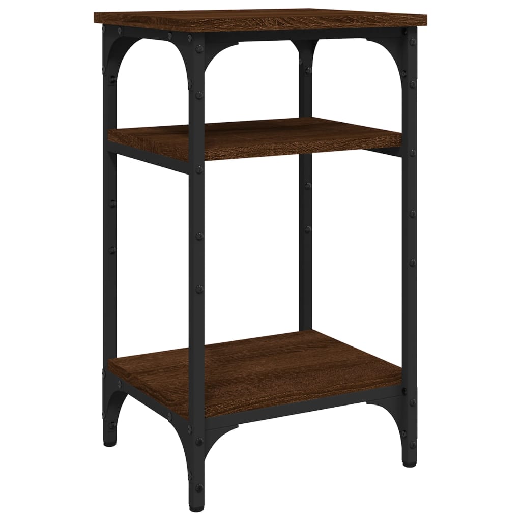 Table d'appoint Chêne marron 35x30x60 cm Bois d'ingénierie - XIOS