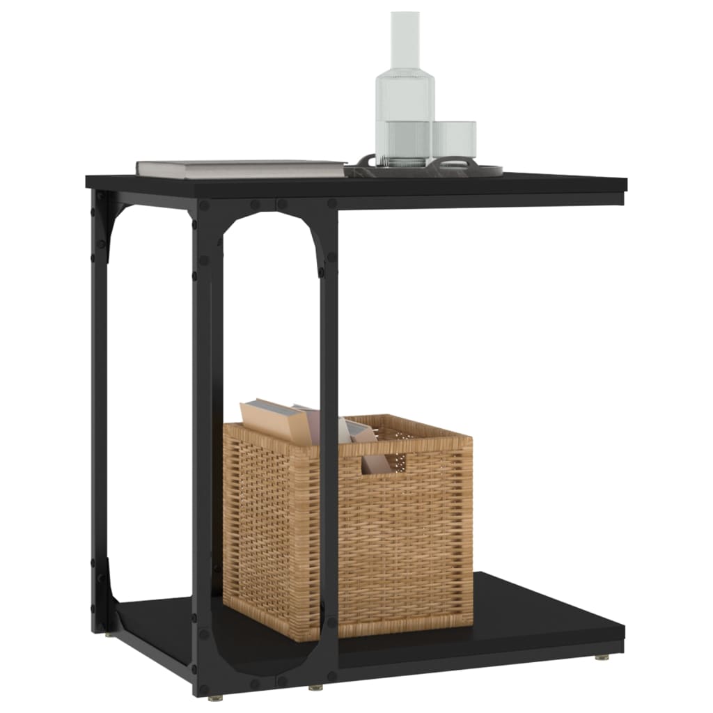 Table d'appoint Noir 50x35x52 cm Bois d’ingénierie - XIOS
