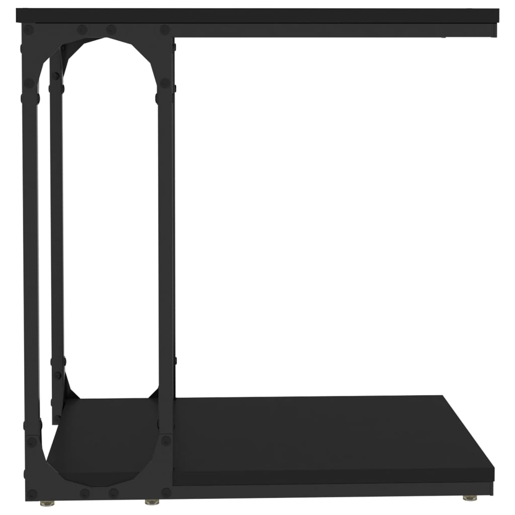 Table d'appoint Noir 50x35x52 cm Bois d’ingénierie - XIOS