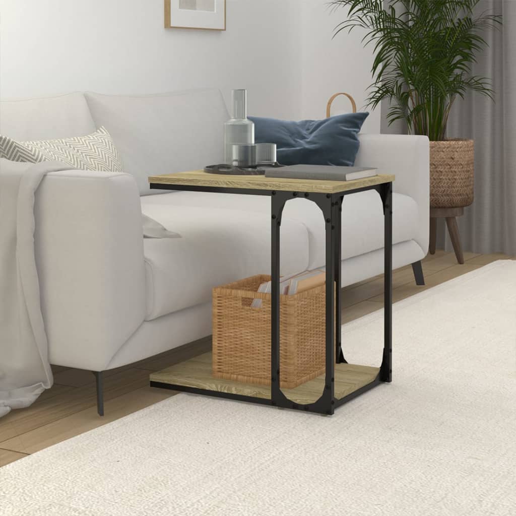 Table d'appoint Chêne sonoma 50x35x52 cm Bois d'ingénierie - XIOS