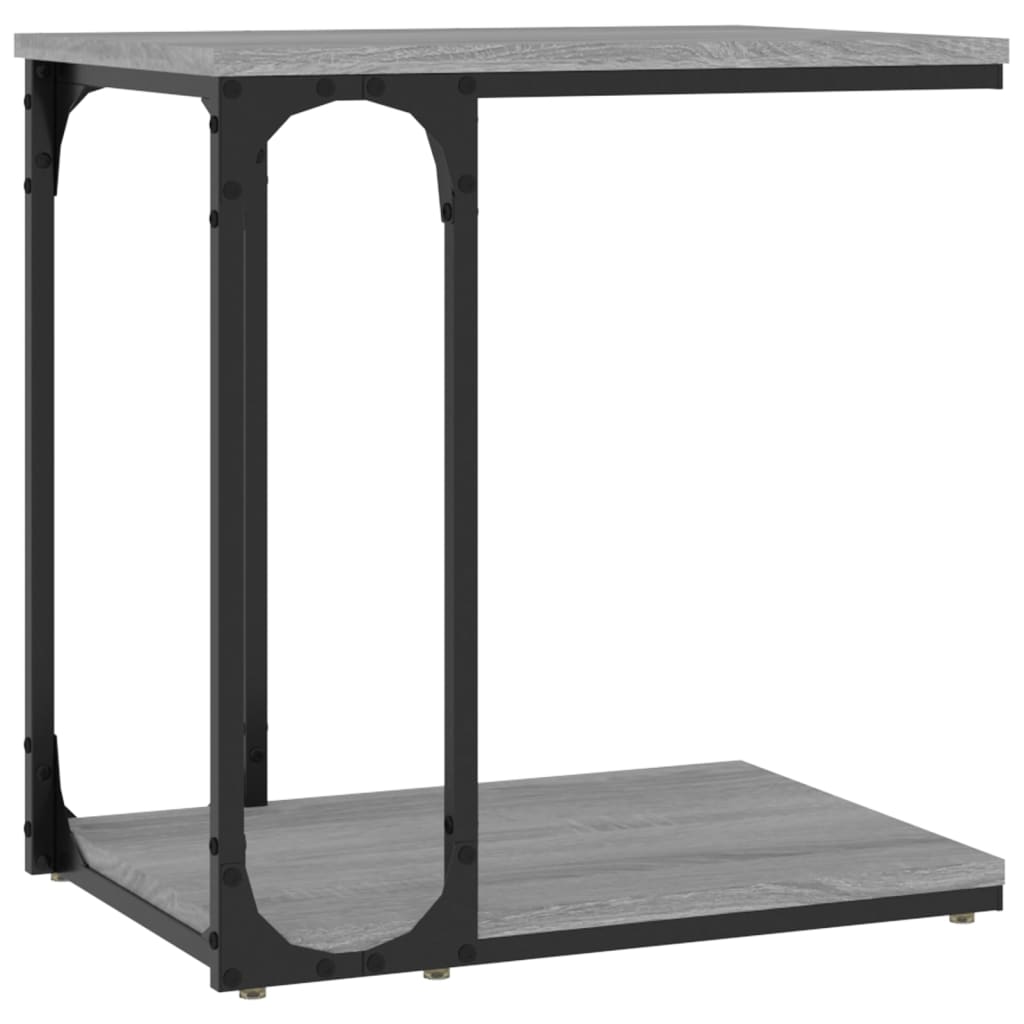 Table d'appoint Sonoma gris 50x35x52 cm Bois d'ingénierie - XIOS
