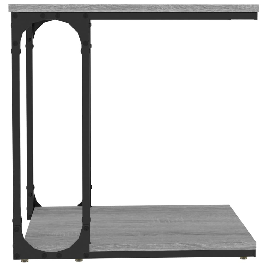 Table d'appoint Sonoma gris 50x35x52 cm Bois d'ingénierie - XIOS