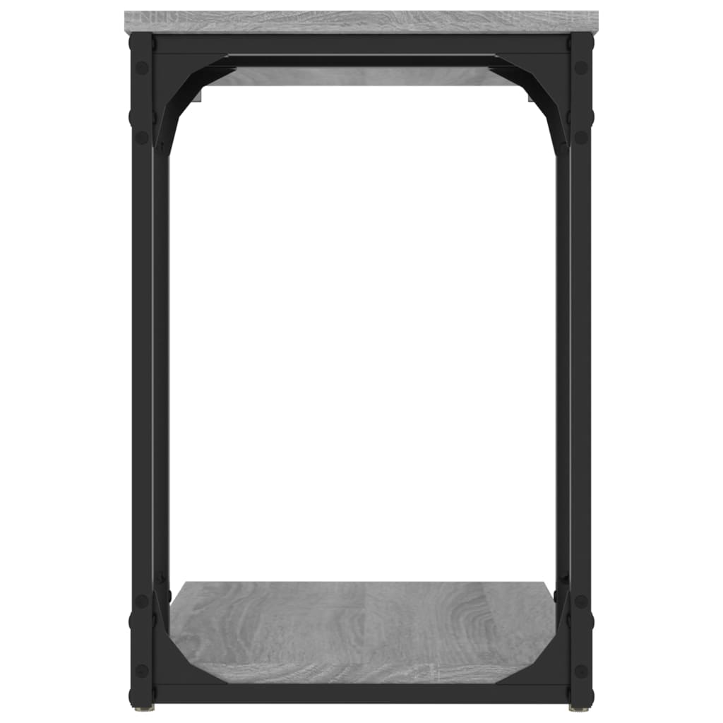Table d'appoint Sonoma gris 50x35x52 cm Bois d'ingénierie - XIOS