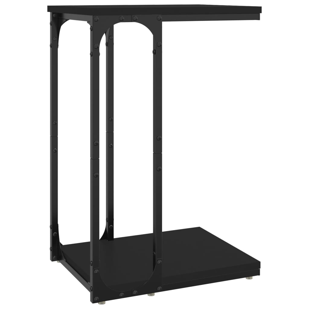 Table d'appoint Noir 40x30x60 cm Bois d'ingénierie - XIOS