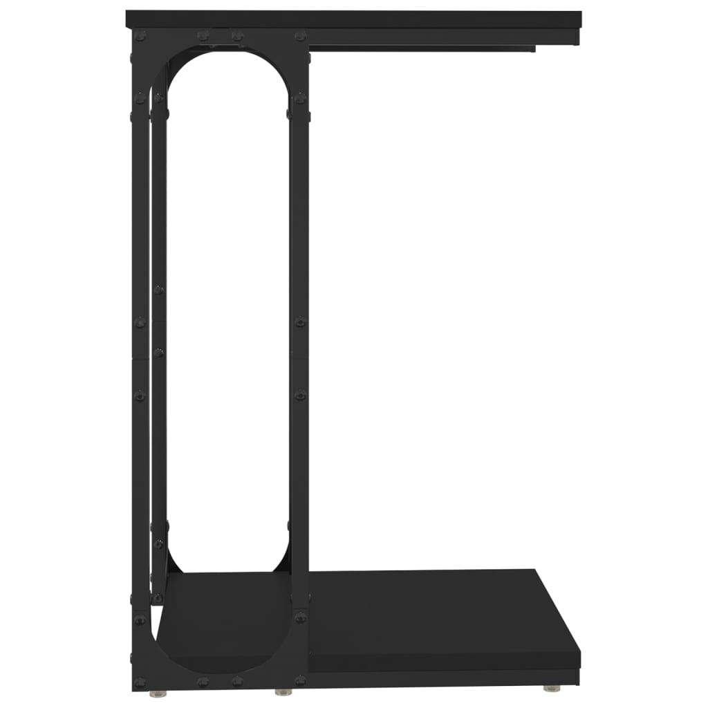 Table d'appoint Noir 40x30x60 cm Bois d'ingénierie - XIOS