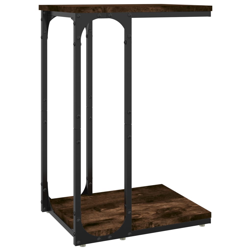 Table d'appoint Chêne fumé 40x30x60 cm Bois d'ingénierie - XIOS