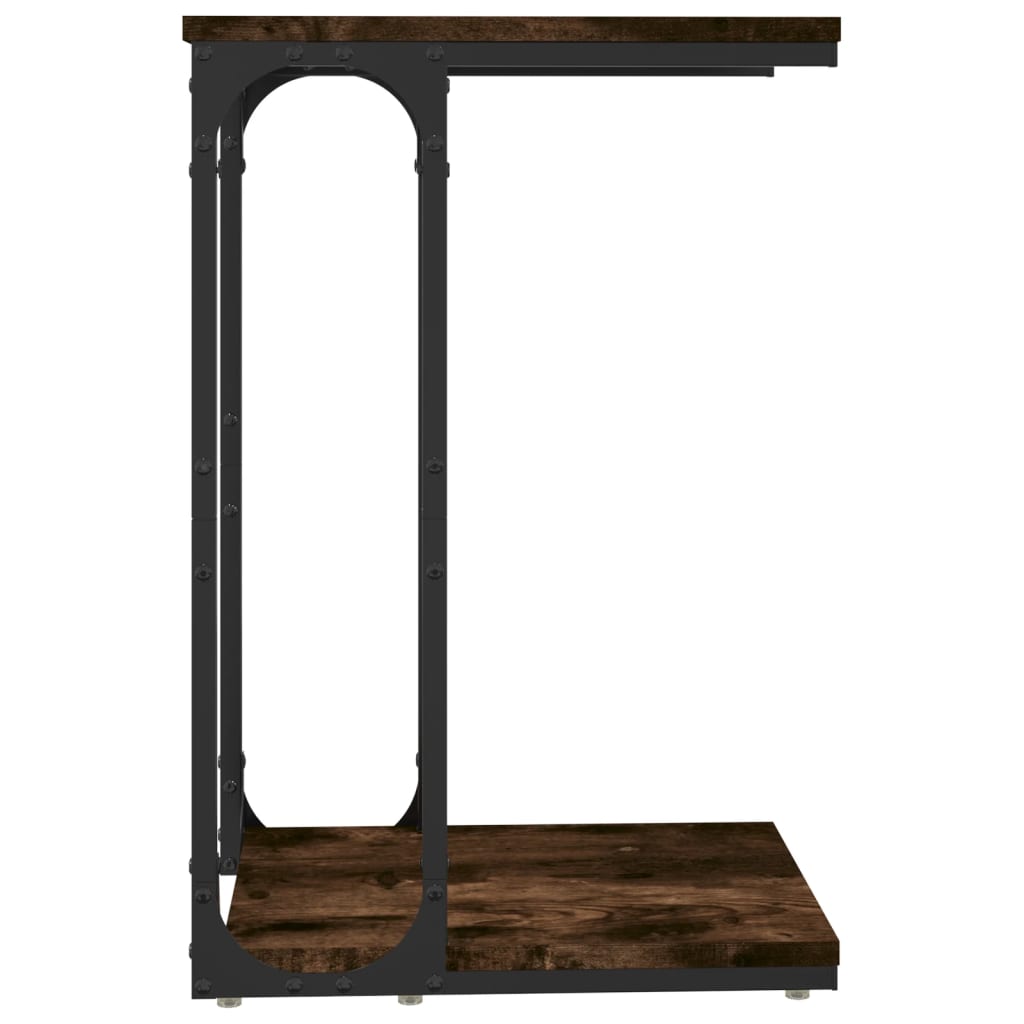 Table d'appoint Chêne fumé 40x30x60 cm Bois d'ingénierie - XIOS