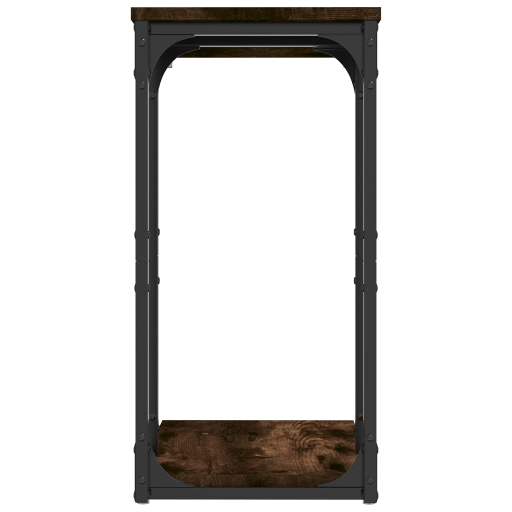 Table d'appoint Chêne fumé 40x30x60 cm Bois d'ingénierie - XIOS