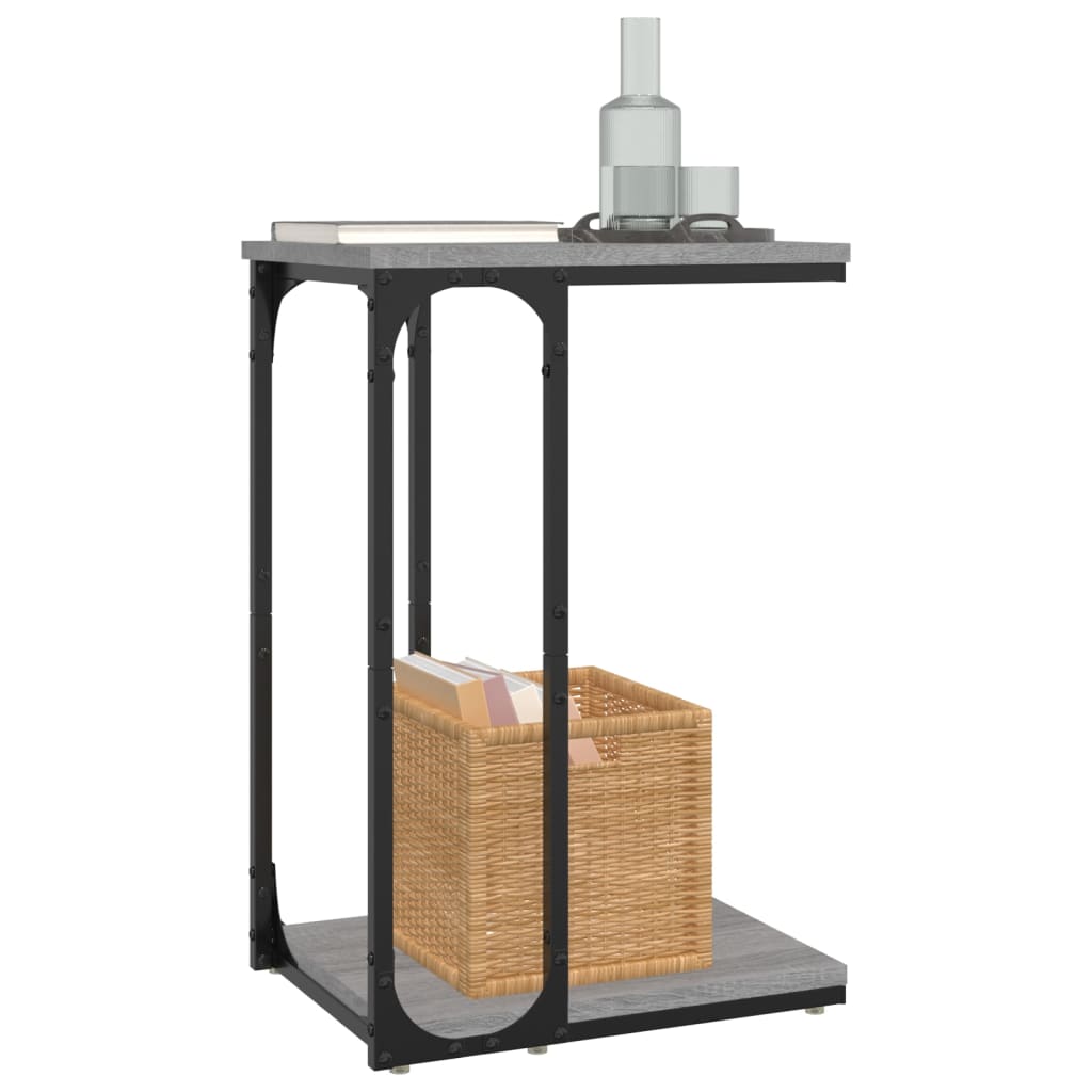 Table d'appoint Sonoma gris 40x30x60 cm Bois d'ingénierie - XIOS