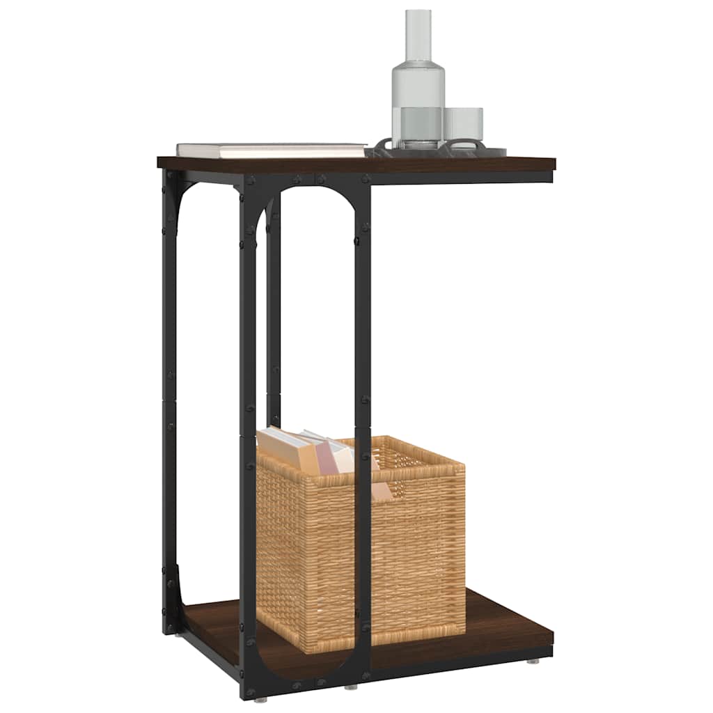 Table d'appoint Chêne marron 40x30x60 cm Bois d'ingénierie - XIOS