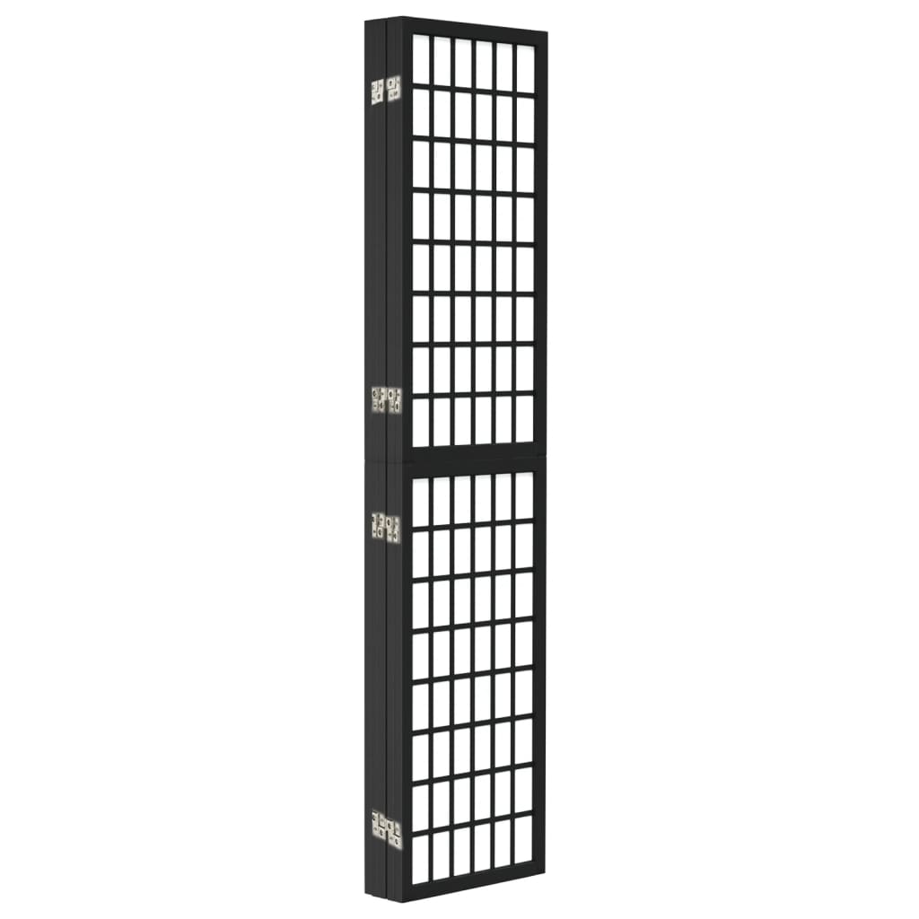 Cloison de séparation pliable 5 panneaux 200x170 cm Noir - XIOS